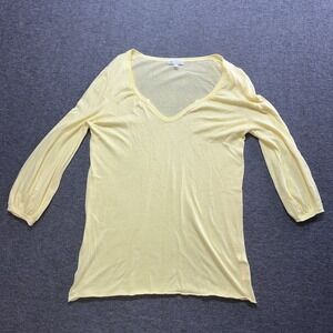 Gap women's yellow size medium shirt Cotton Lightweight‎